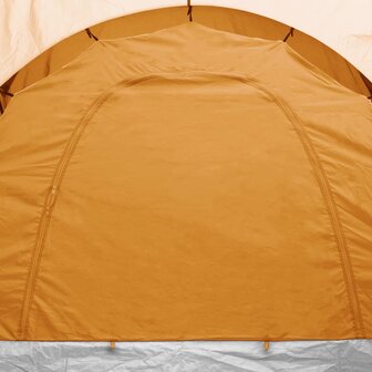 Tent 6-persoons grijs en oranje 7