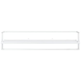 Handdoekenrek 95x25x22 cm ijzer wit 3