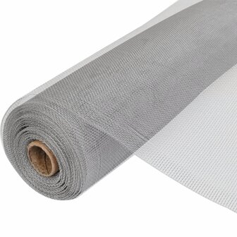 Gaas 100x1000 cm aluminium zilverkleurig 1