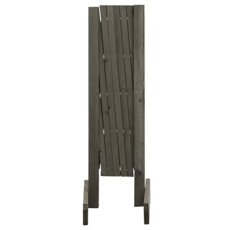 Tuinlatwerk 120x60 cm massief vurenhout grijs 3