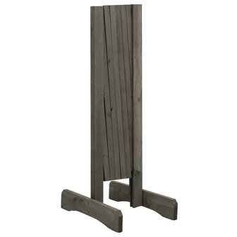 Tuinlatwerk 120x60 cm massief vurenhout grijs 4