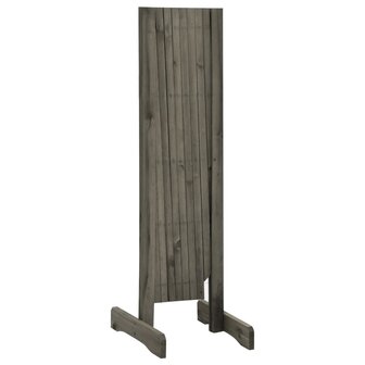 Tuinlatwerk 150x80 cm massief vurenhout grijs 4