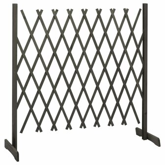 Tuinlatwerk 180x100 cm massief vurenhout grijs 2
