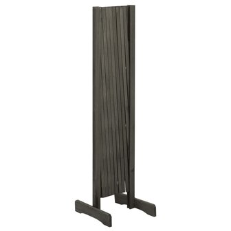 Tuinlatwerk 180x100 cm massief vurenhout grijs 4