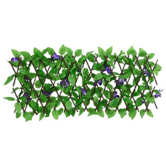 &nbsp;Kunstplant klimop op latwerk 5 st uittrekbaar 180x20 cm groen 4