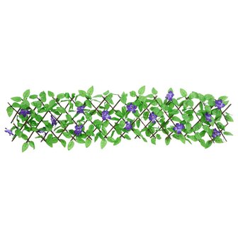 &nbsp;Kunstplant klimop op latwerk 5 st uittrekbaar 180x20 cm groen 5