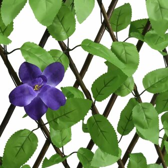 &nbsp;Kunstplant klimop op latwerk 5 st uittrekbaar 180x70 cm groen 6