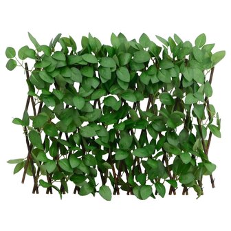 &nbsp;Kunstplant klimop op latwerk 5 st uittrekbaar 180x30 cm groen 3