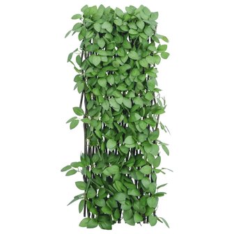 &nbsp;Kunstplant klimop op latwerk 5 st uittrekbaar 180x65 cm groen 5