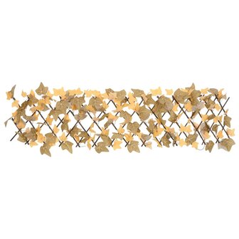 Kunstplant esdoornblad latwerk 5st uittrekbaar 180x30 cm oranje 4