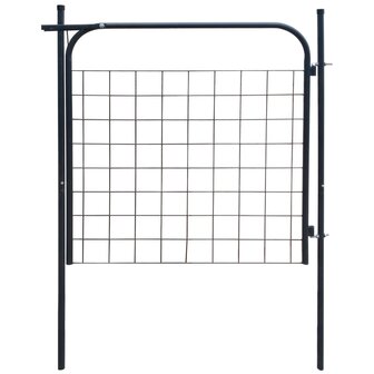 Tuinpoort 100x100 cm antraciet 1
