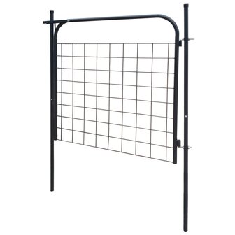 Tuinpoort 100x100 cm antraciet 2