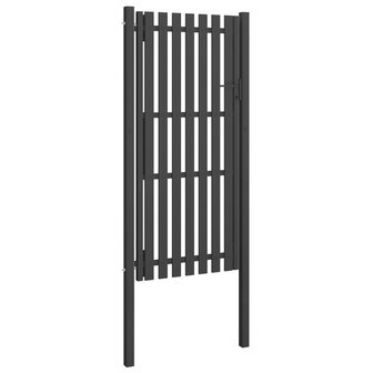 Poort 1x2,5 m staal antraciet 2