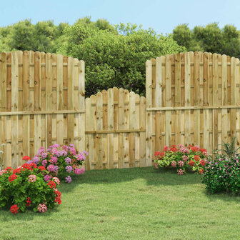 Poort 100x125 cm ge&iuml;mpregneerd grenenhout 1