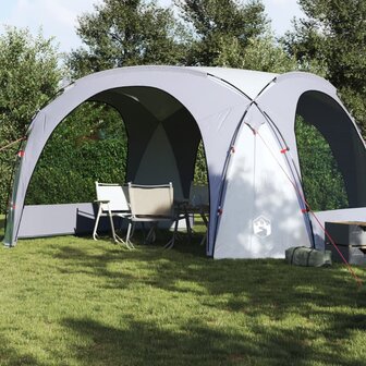 Partytent waterdicht wit en grijs 1