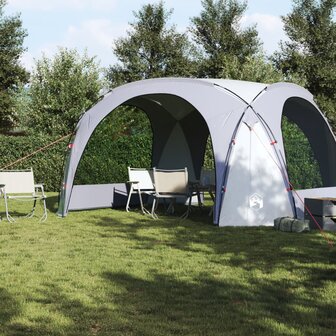 Partytent waterdicht wit en grijs 3