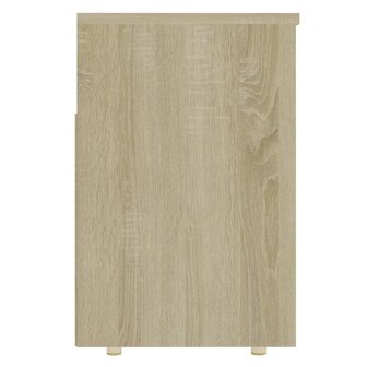 Schoenbank 105x30x45 cm bewerkt hout sonoma eikenkleurig 6