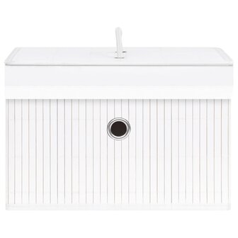 Opbergboxen 4 st bamboe wit 6
