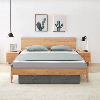Opbergbox 70x40x18 cm stof antracietkleurig 1