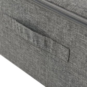 Opbergbox 70x40x18 cm stof antracietkleurig 8