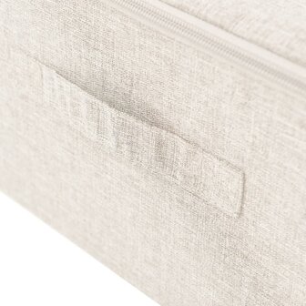 Opbergboxen 2 st 70x40x18 cm stof cr&egrave;mekleurig 9