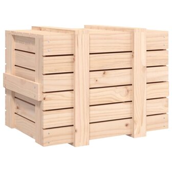 Opbergbox 58x40,5x42 cm massief grenenhout 6