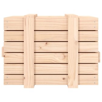 Opbergbox 58x40,5x42 cm massief grenenhout 7