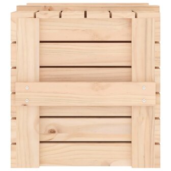 Opbergbox 58x40,5x42 cm massief grenenhout 8