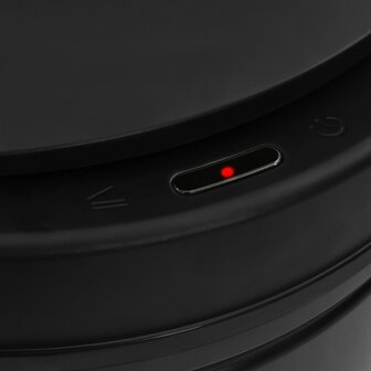 Prullenbak met automatische sensor 60 L koolstofstaal zwart 6