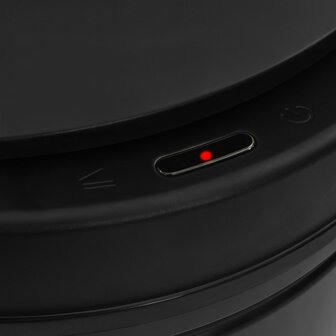 Prullenbak met automatische sensor 80 L koolstofstaal zwart 6