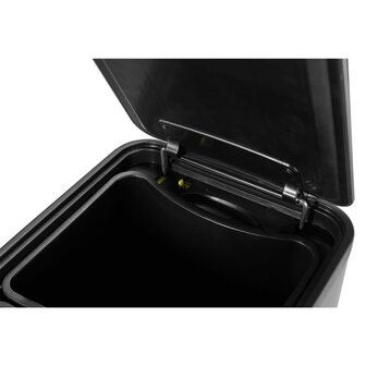 EKO Pedaalemmer Ecoslim 2x20 L matzilverkleurig 5