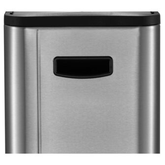 EKO Pedaalemmer Ecoslim 2x20 L matzilverkleurig 6