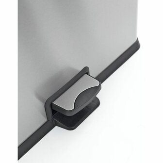 EKO Pedaalemmer Rejoice 2x30 L matzilverkleurig 4