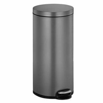 EKO Pedaalemmer Serene 30 L platinakleurig 2