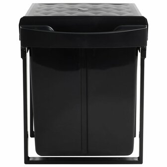 Inbouwprullenbak uittrekbaar soft-close 48 L 3