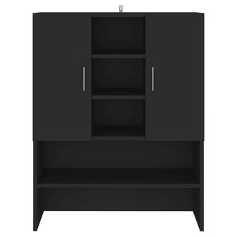 Wasmachinekast zwart 11
