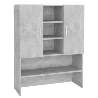 Wasmachinekast betongrijs 10