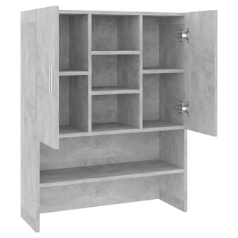 Wasmachinekast betongrijs 12