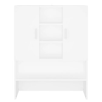 Wasmachinekast 70,5x25,5x90 cm wit 3