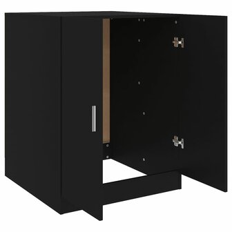 Wasmachinekast 71x71,5x91,5 cm zwart 5