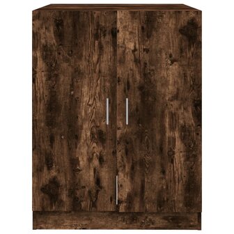 Wasmachinekast 71x71,5x91,5 cm gerookt eikenkleurig 5