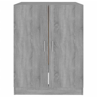 Wasmachinekast 71x71,5x91,5 cm grijs sonoma eikenkleurig 6