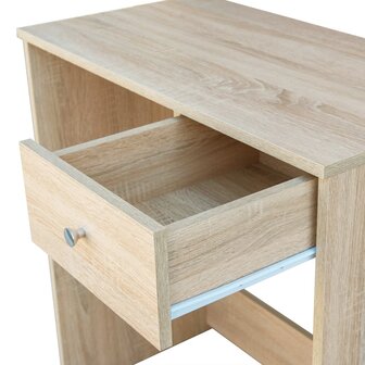 Kaptafel 75x40x141 cm bewerkt hout eikenkleurig 4