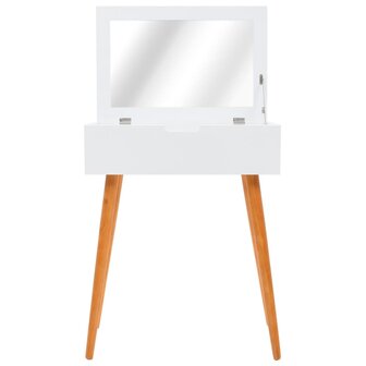 Kaptafel met spiegel 60x40x75 cm MDF 6