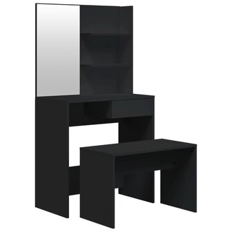 Kaptafelset 74,5x40x141 cm zwart 2