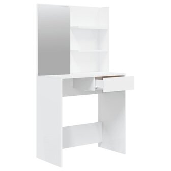 Kaptafelset 74,5x40x141 cm hoogglans wit 5