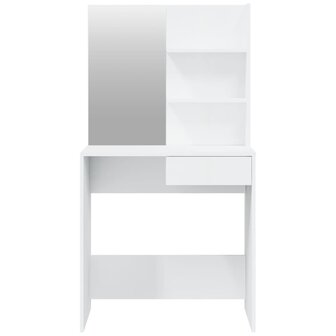 Kaptafelset 74,5x40x141 cm hoogglans wit 6