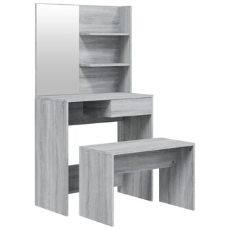 Kaptafelset 74,5x40x141 cm grijs sonoma 2