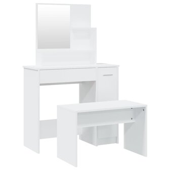Kaptafelset 86,5x35x136 cm wit 2