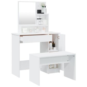 Kaptafelset 86,5x35x136 cm wit 4